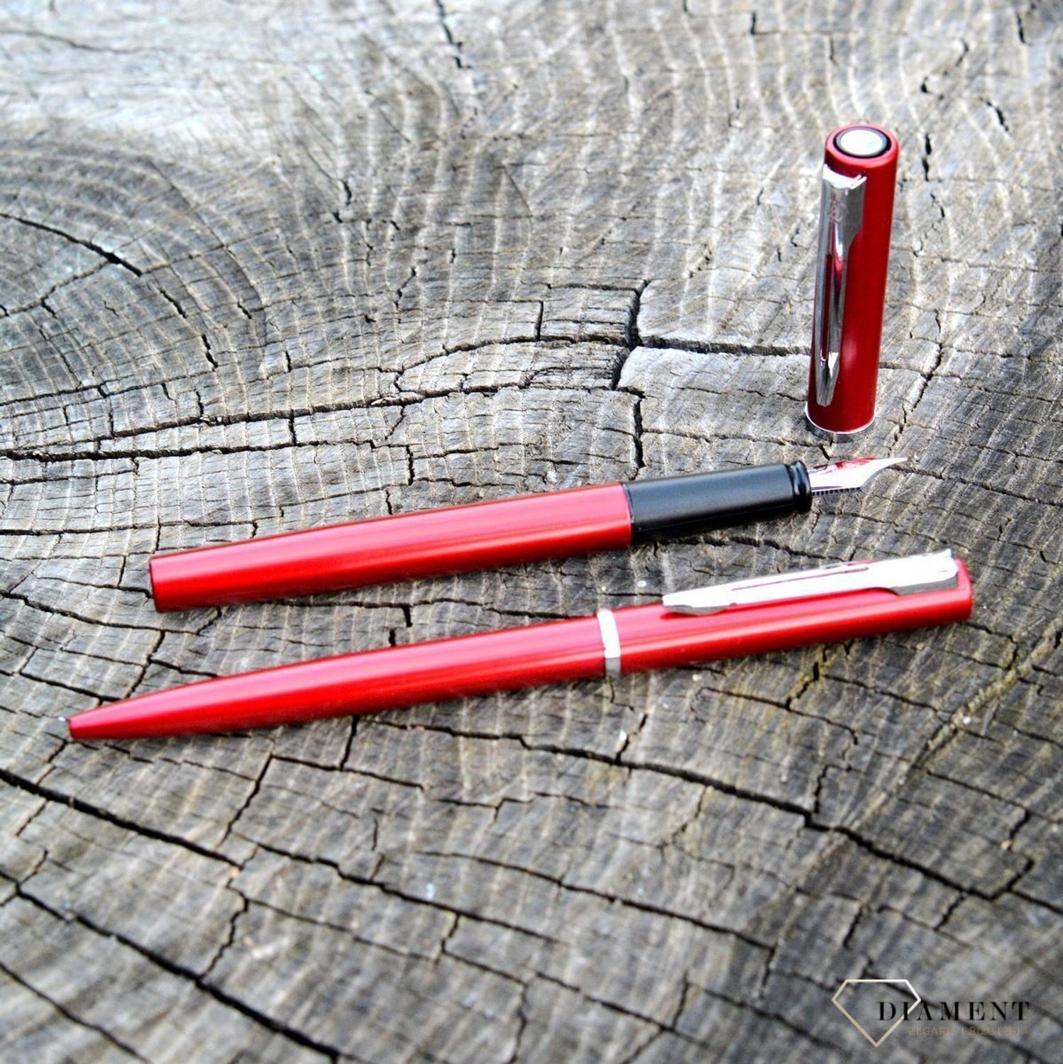 Zestaw Waterman Pióro Wieczne z długopisem Czerwony DUOALLURE3. Pióro wieczne i długopis marki WATERMAN z darmowym grawerem. Prezent dla nauczyciela (2).JPG